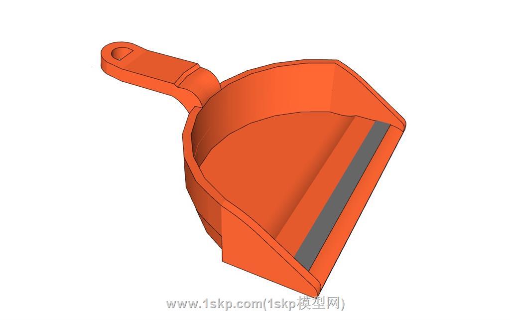 垃圾铲簸箕SU模型 1