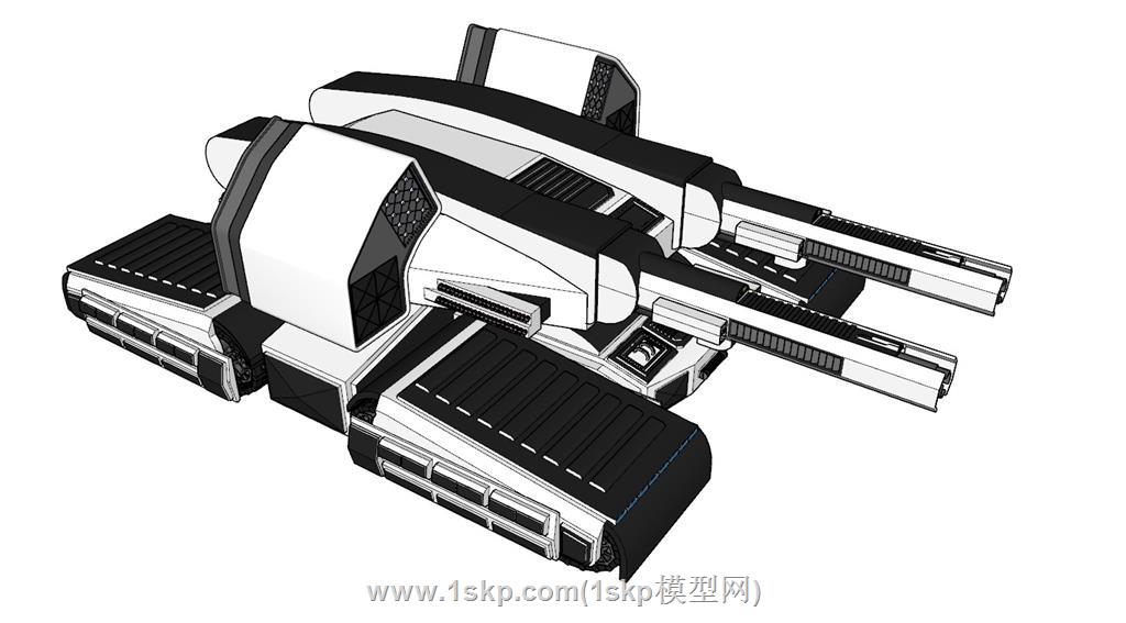 未来坦克SU模型 3