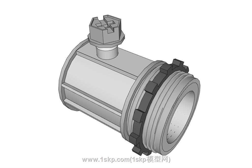 EMT螺固接头管件SU模型 1