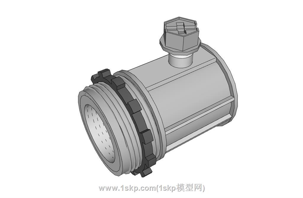 EMT螺固接头管件SU模型 2