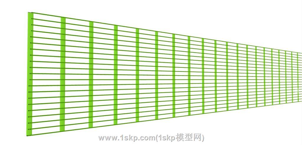 护栏网防抛网SU模型