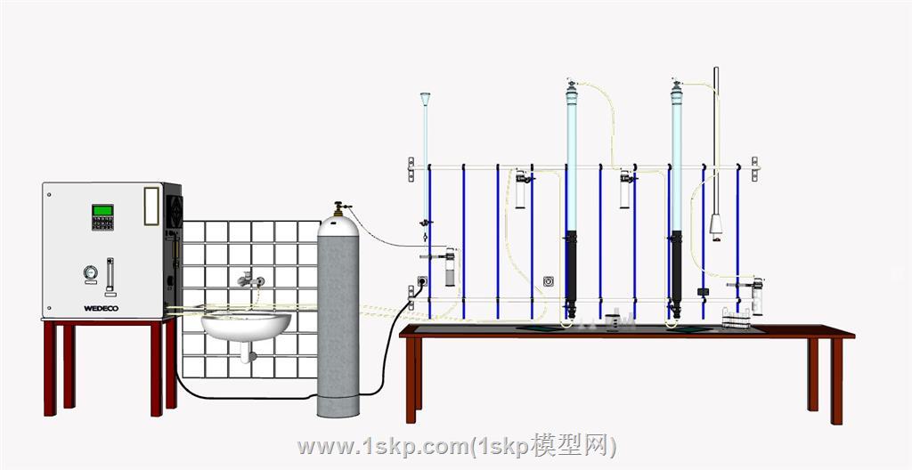 实验室器材SU模型 1