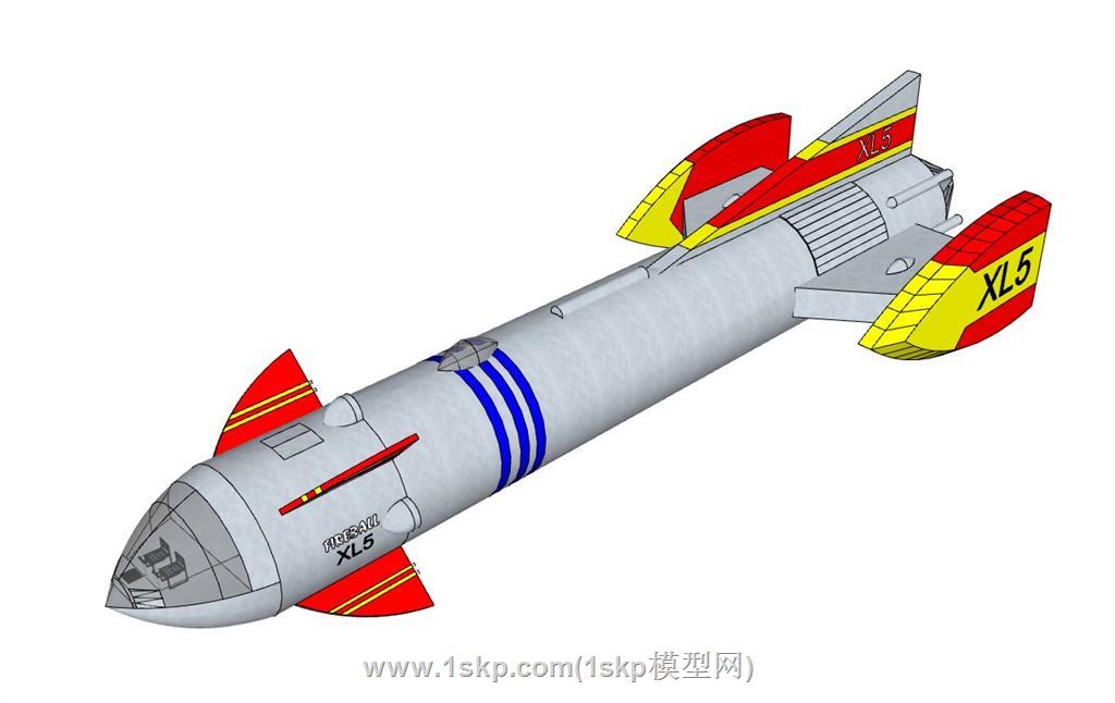 未来飞船SU模型 2