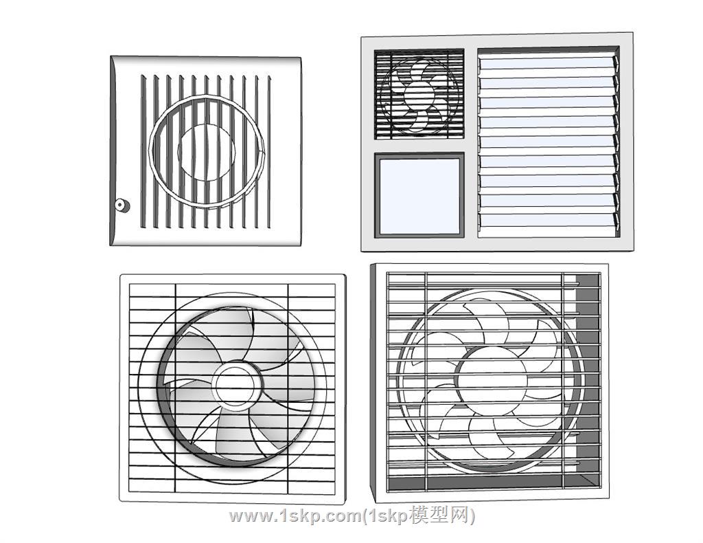 闭合扇排风扇排气扇 1