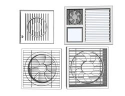 闭合扇 排风扇 排气扇