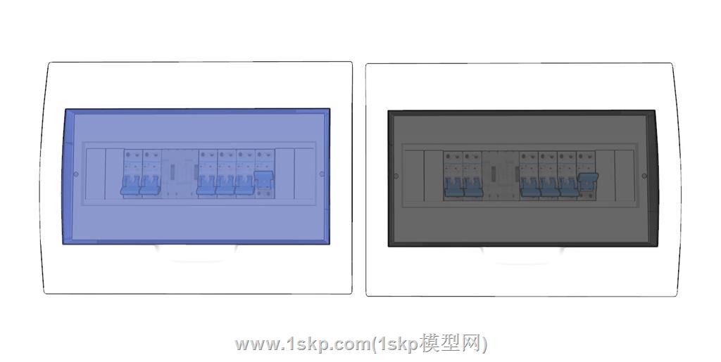 开关罩空开弧形罩强电箱弱电箱 1