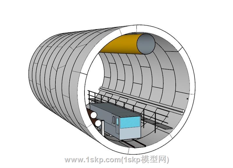 地下通道的bim隧道 2