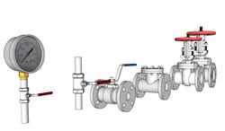 水阀  压力表  阀门  开关