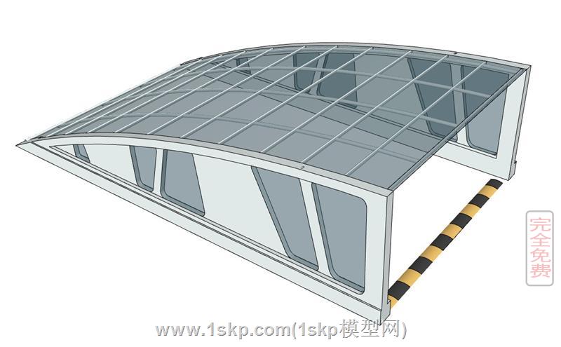 减速带地下车库入口 2