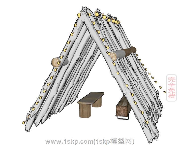 露营的窝棚 1