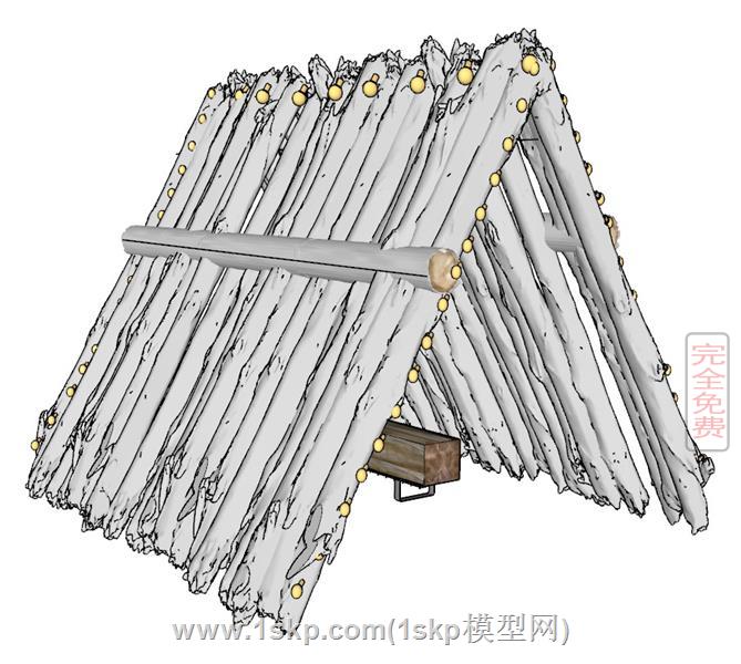 露营的窝棚 2