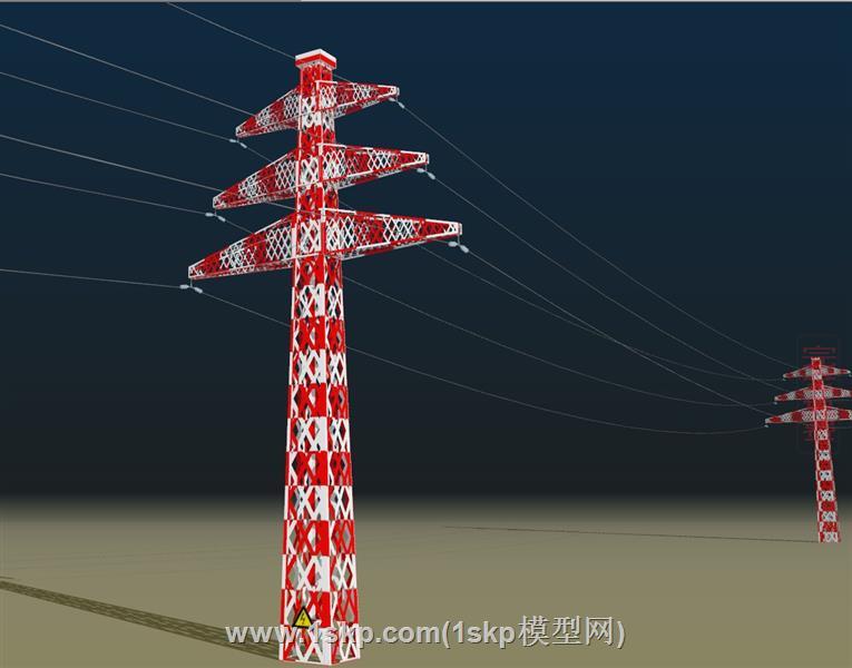 塔杆高压电线电塔 1