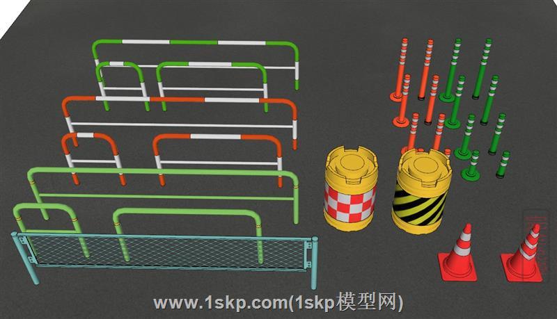 栏杆防撞桶挡车杆三角锥 1