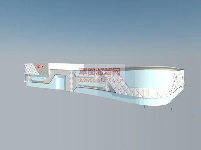 商业综合体购物中心SU模型 1
