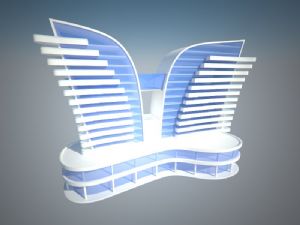 酒店建筑SU模型 免费sketchup模型下载