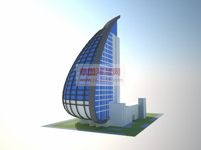 异型建筑免费SU模型 1