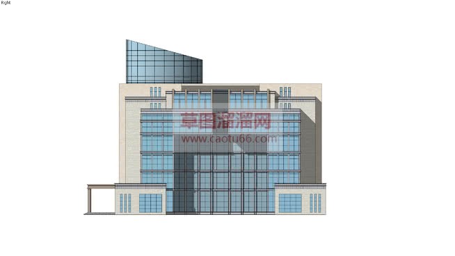 物流公司建筑SU模型 1