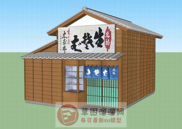 日式房屋建筑SU模型 2