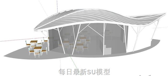 树叶叶子造型SU模型 2