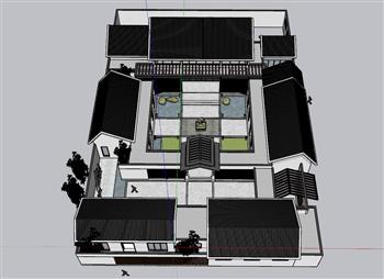 新中式  合院  建筑