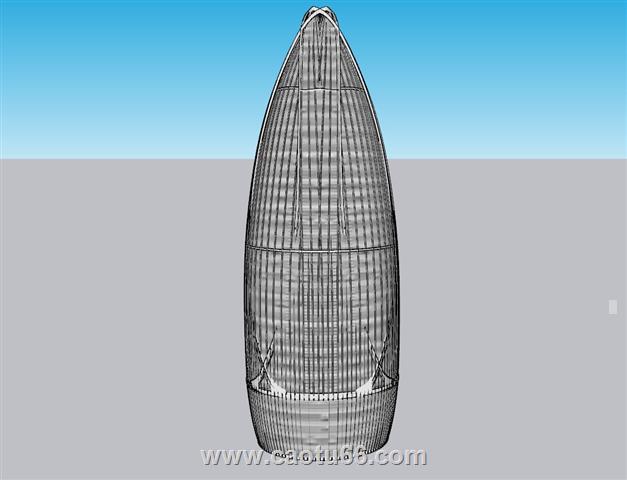 异形建筑大楼异形SU模型 1