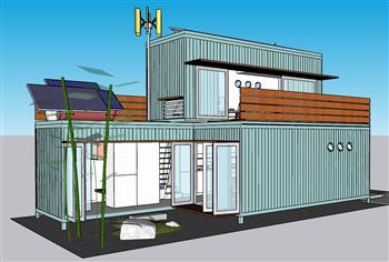 日式 集装箱 建筑 住宅