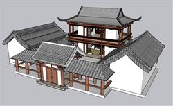 四合院  古建筑  阁楼