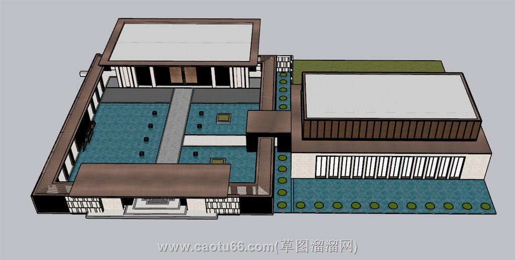 售楼处示范区SU模型 1