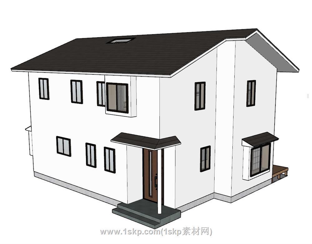 日本民房住宅SU模型 2