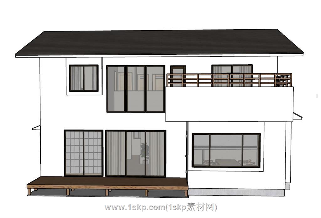 日本民房住宅SU模型 1