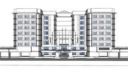 酒店建筑SU模型 免费sketchup模型下载