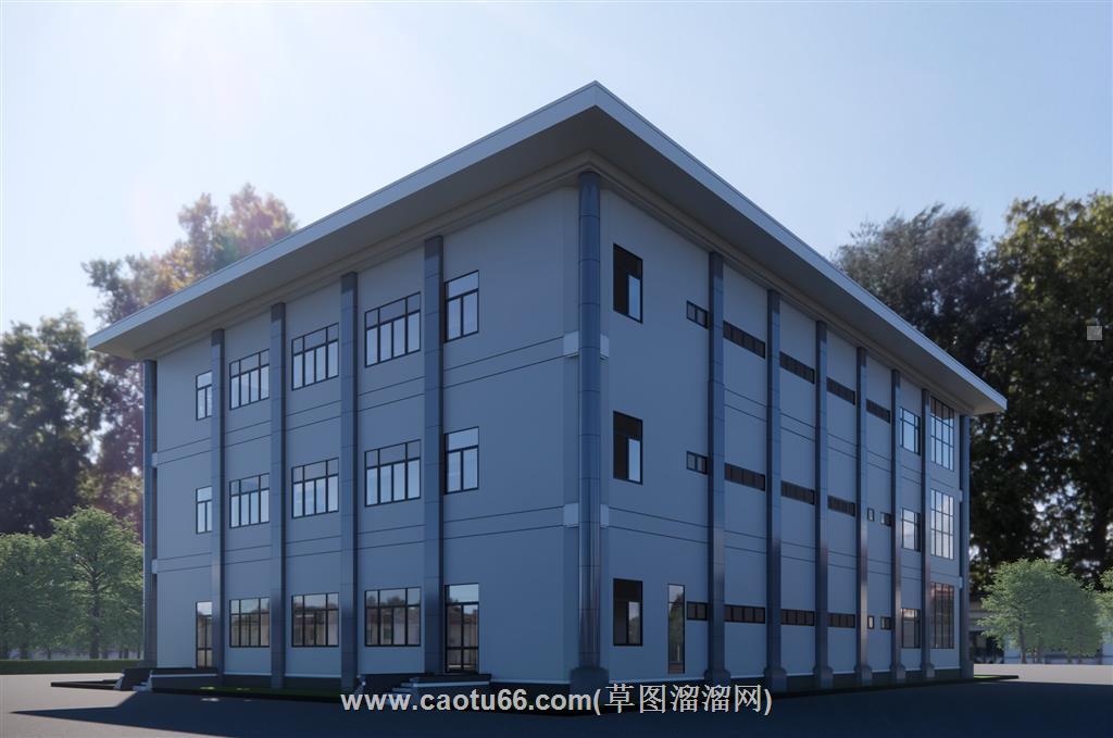 学校剧场建筑SU模型 4