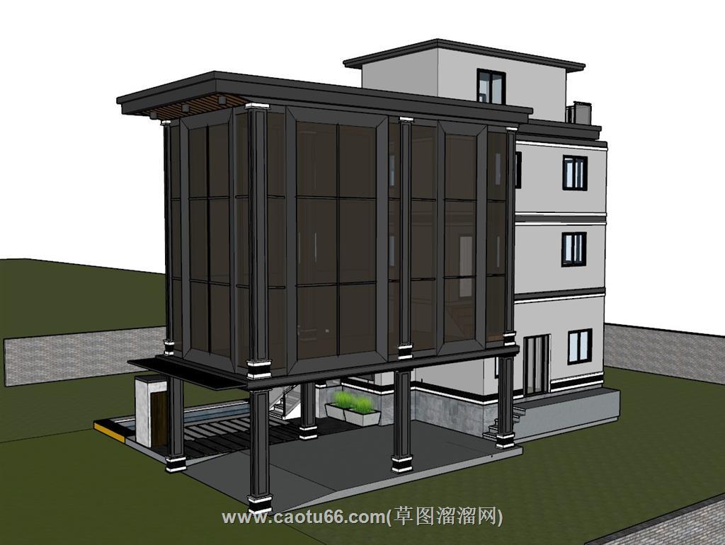 别墅SU模型 2