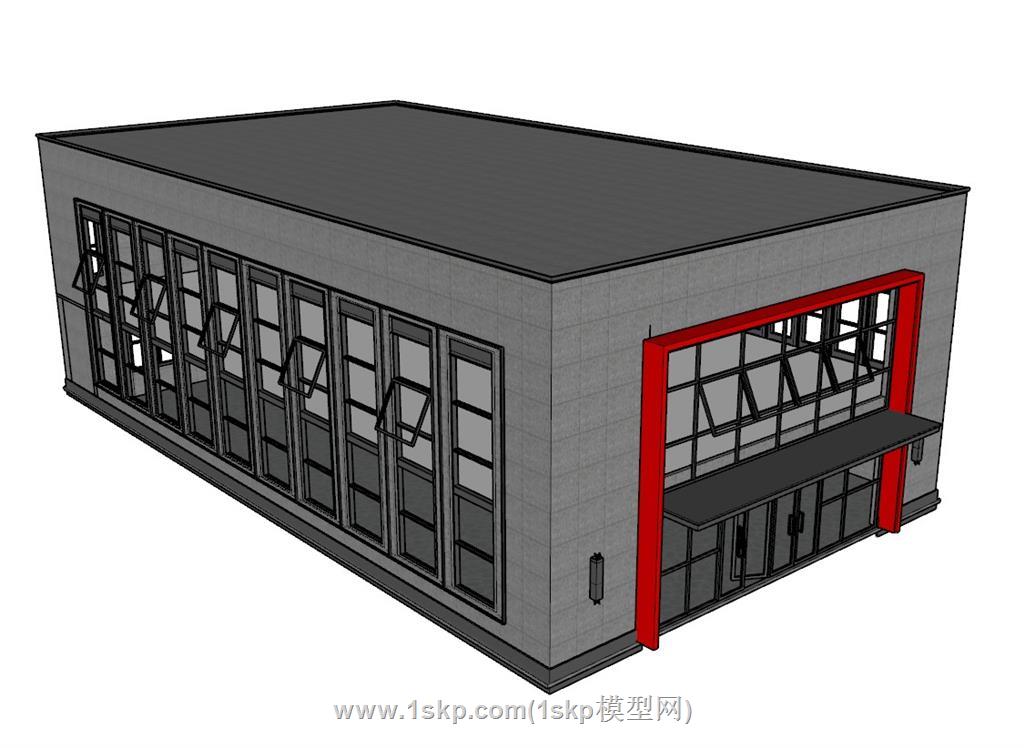 报告厅体育馆SU模型 2