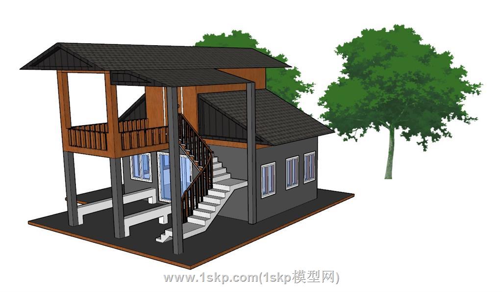 房屋住宅SU模型 1