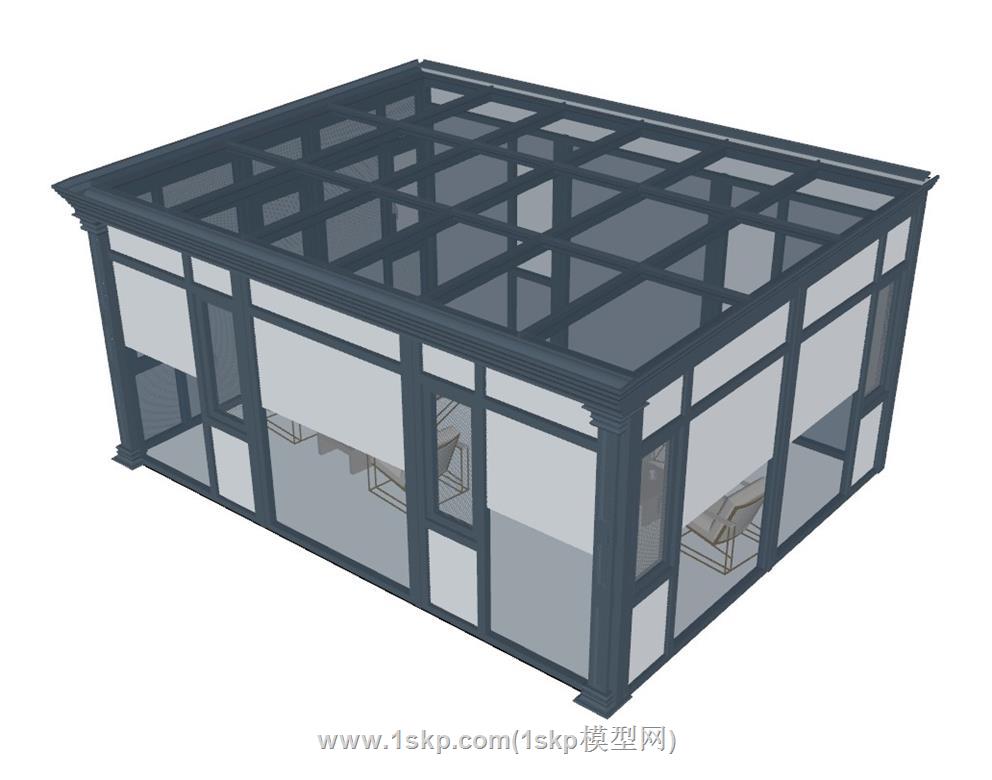 阳光房SU模型 2