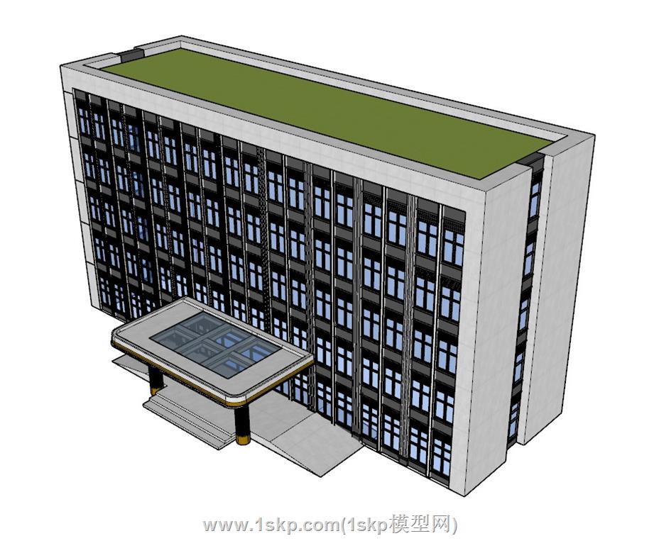 行政办公楼酒店SU模型 2