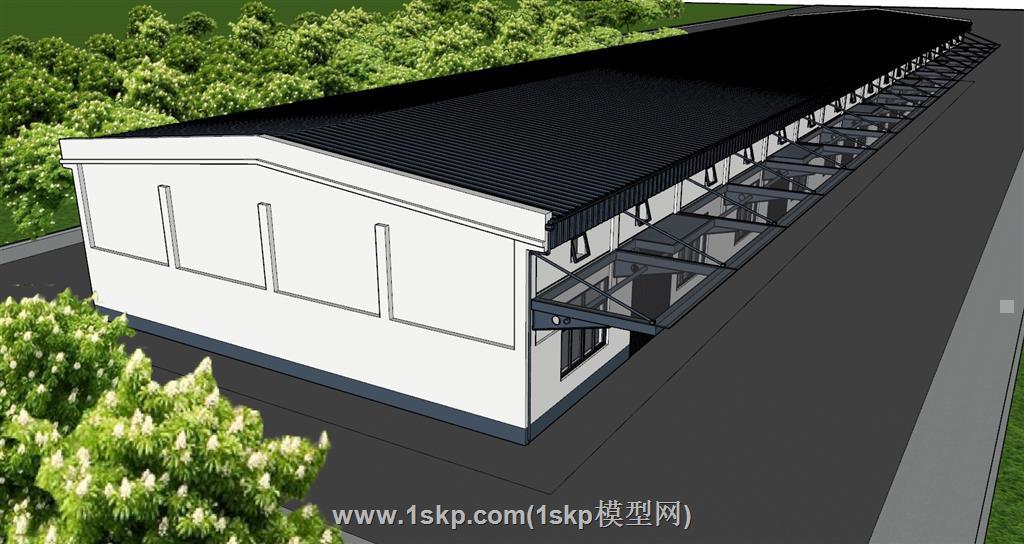 厂房仓库SU模型 2