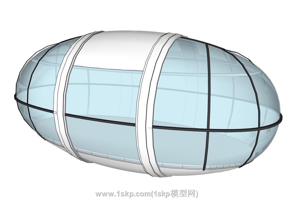 太空舱SU模型 2