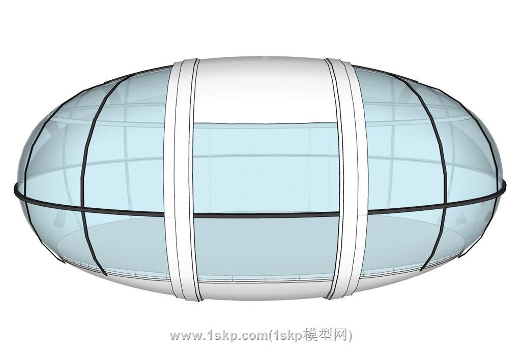 太空舱SU模型 1