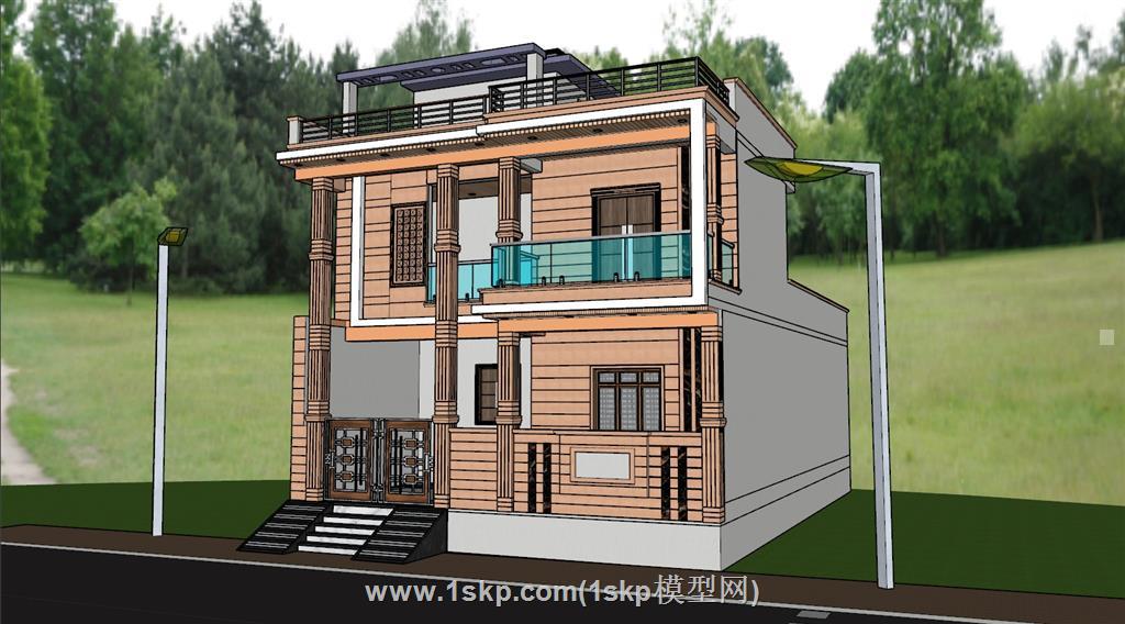 别墅住宅家SU模型 2