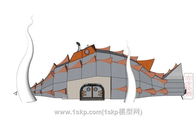 鱼造型电影院异形建筑 2