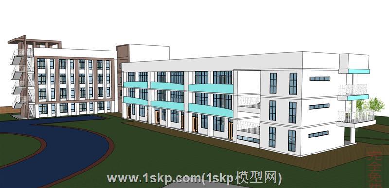 中学校园学校建筑 1