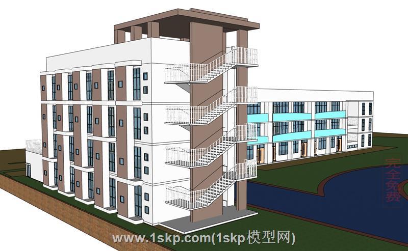 中学校园学校建筑 2