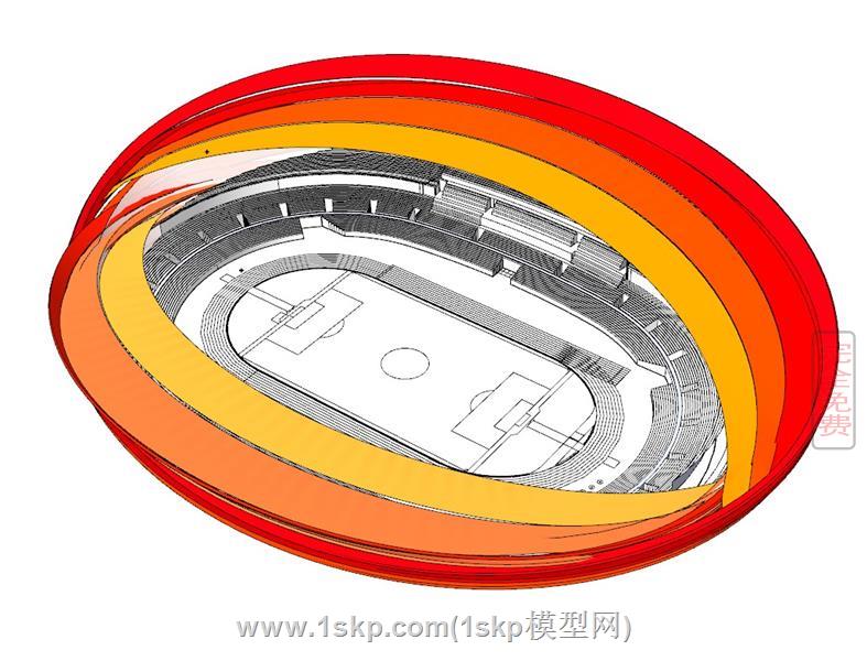 鸟窝造型体育馆运动场