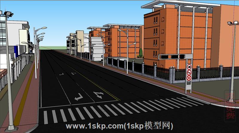 路建学校周围道路 1