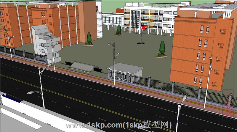 路建学校周围道路 2