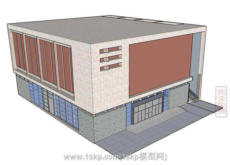 体育馆文体楼建筑 2