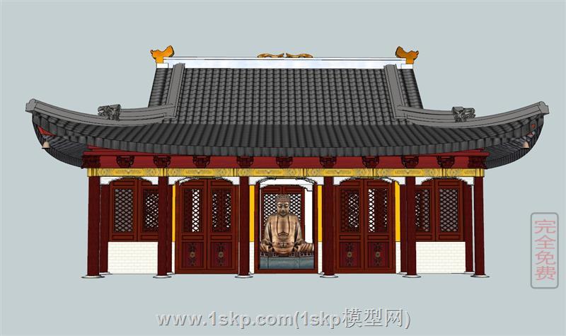 天王殿古建寺庙 1