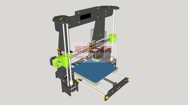 打印机机器SU模型